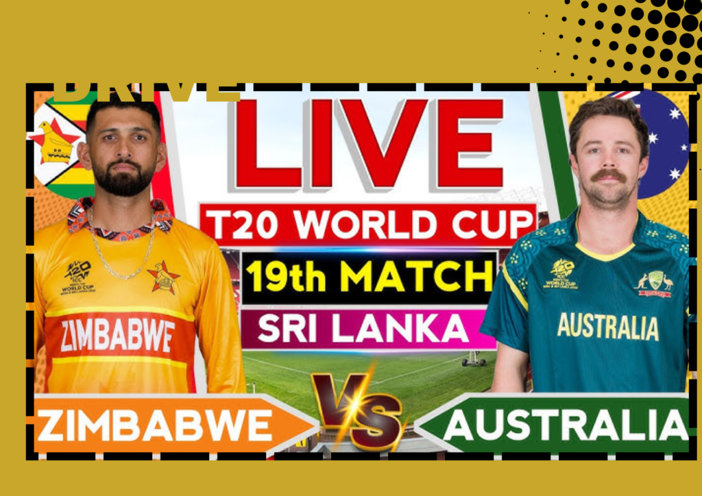 Australia and zimbambe match t 20 wtc