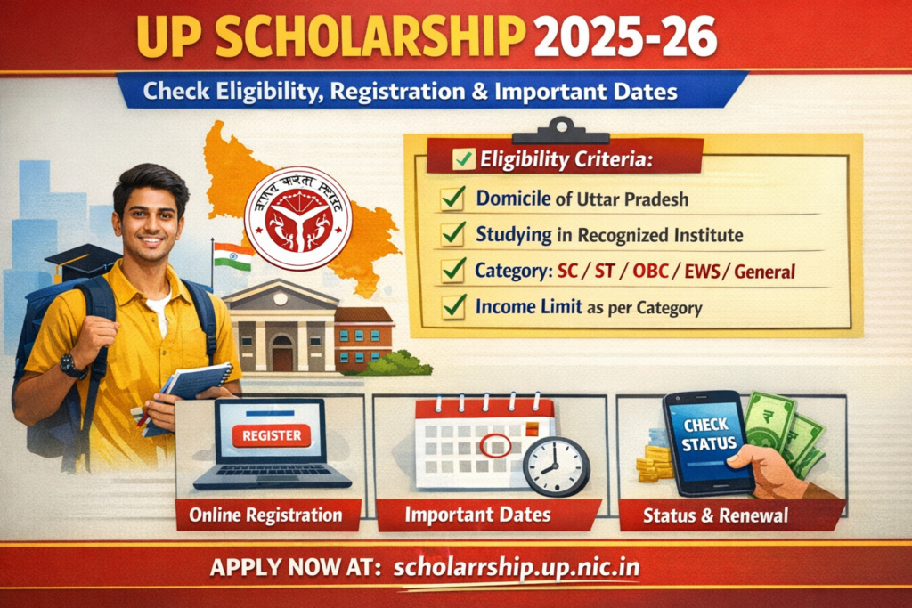 UP Scholarship 2025–26
